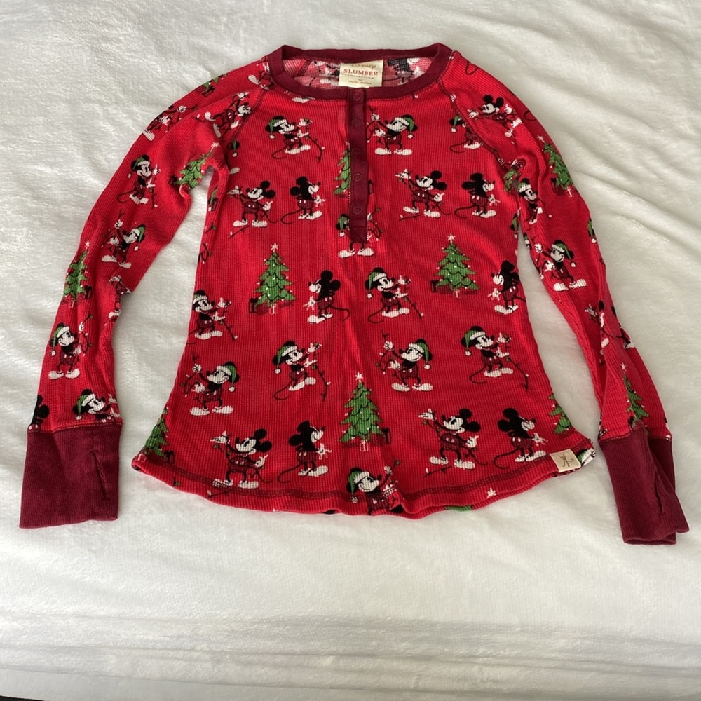 Disney Slumber collection by Munki Munki Mickey Mouse Christmas pajamas Pajamas - Picture 2 of 9